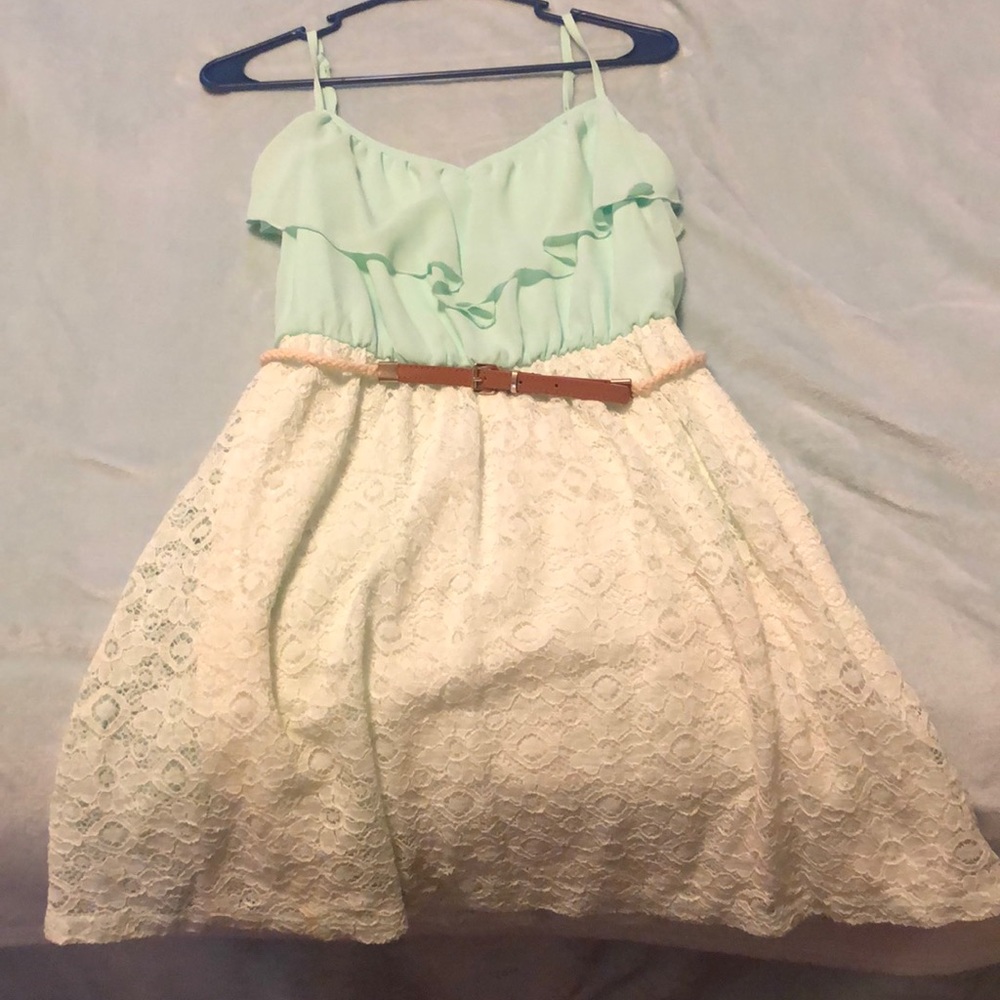 sea foam green dress